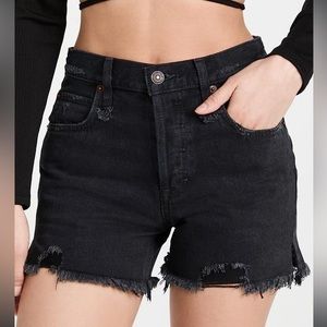 Free people makai denim shorts